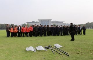 保卫处联合三校区多岗位开展反恐...